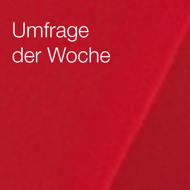 Umfrage der Woche