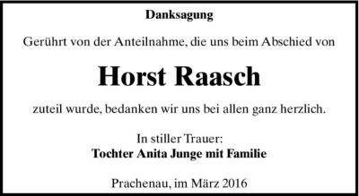 Familienanzeigen - Trauer