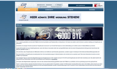 Abschied von SnapScouts.de