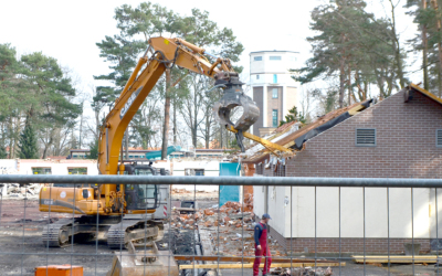 Vor dem Neubau kommt der Abbruch